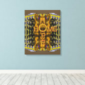 Hope Home Canvas Afdruk (Insitu (Houten vloer))