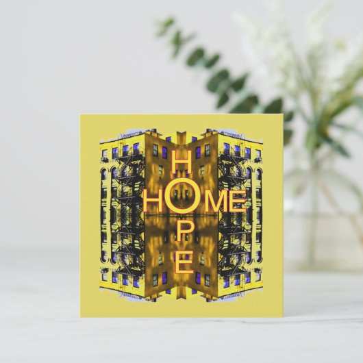 Hope Home Wenskaart (Staand voorkant)
