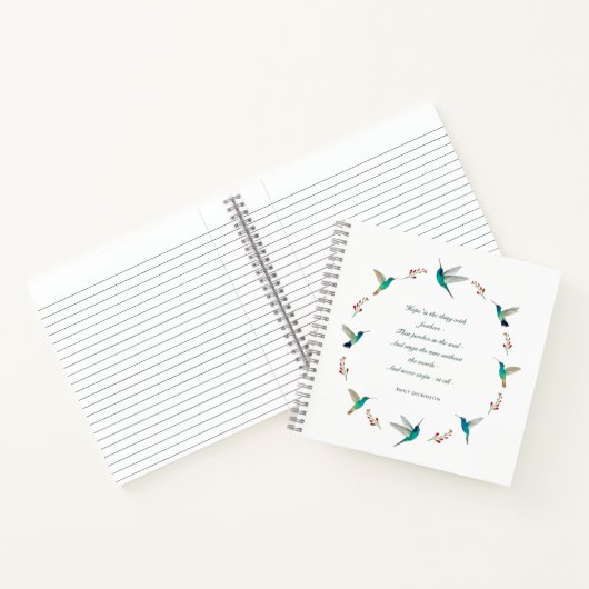 Hope Hummingbird Journal Notitieboek (Binnen)