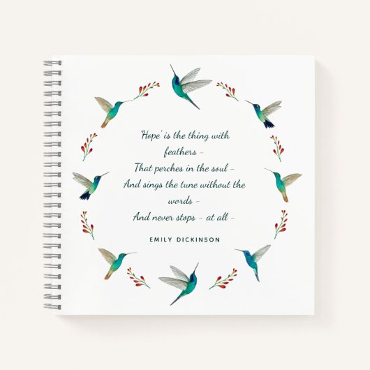 Hope Hummingbird Journal Notitieboek (Voorkant)