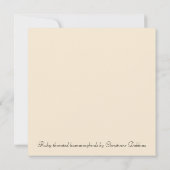 Hope Hummingbird Kaart (Achterkant)