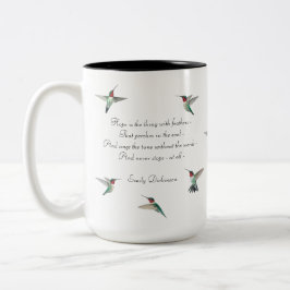 Hope Hummingbird Tweekleurige Koffiemok