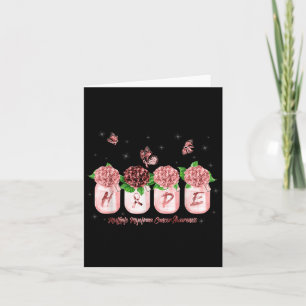 Hope Hydrangea Flower Butterfly Multiple Myeloma C Kaart