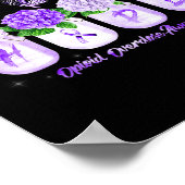 Hope Hydrangea Flower Butterfly Opioid Overdose AW Poster (Hoek)