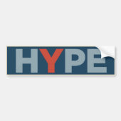 HOPE = HYPE BUMPERSTICKER (Voorkant)