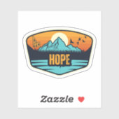Hope, Idaho Sticker (Vel)