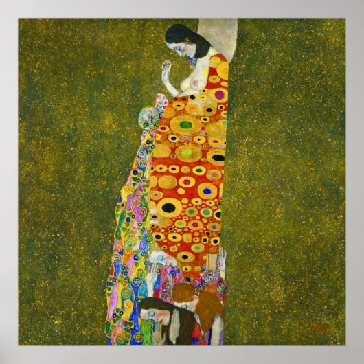 Hope, II - Gustav Klimt (1907-1908) Poster (Voorkant)