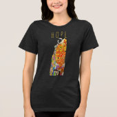 Hope II: Klimt's Art on Soft Tri-Blend T-shirt (Voorkant)