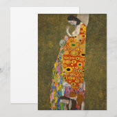 Hope II van Gustav Klimt,  Art Nouveau (Voorkant / Achterkant)