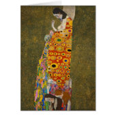 Hope II van Gustav Klimt,  Art Nouveau (Voorkant)