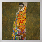 Hope II van Gustav Klimt,  Art Nouveau Poster (Voorkant)