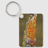 Hope II van Gustav Klimt,  Art Nouveau Sleutelhanger (Voorkant)