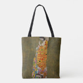 Hope II van Gustav Klimt, Art Nouveau Tote Bag (Achterkant)