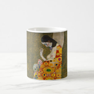 Hope II van Gustav Klimt, Oude Art Nouveau Koffiemok