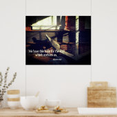 Hope in Jesus Hebrews 6:19 Anchor Poster (Keuken)