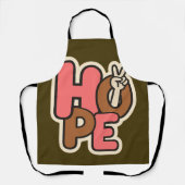 "Hope in Style – Peaceful Vibes Sticker" Schort (Voorkant)