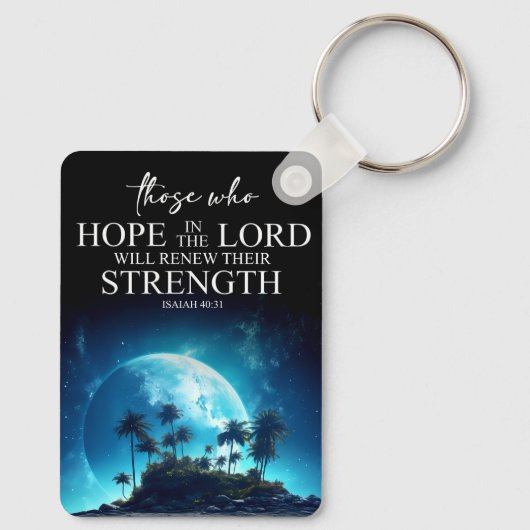 Hope in the LORD Sleutelhanger (Achterkant)