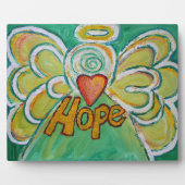 Hope Inspirerend Angel Painting Poem Plaque Fotoplaat (Voorkant)