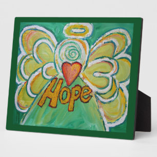 Hope Inspirerend Angel Painting Poem Plaque Fotoplaat