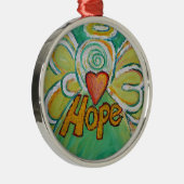 Hope Inspirerend Angel Word Ornament (Rechts)
