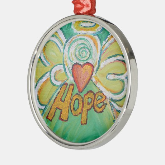 Hope Inspirerend Angel Word Ornament (Links)