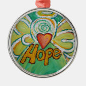 Hope Inspirerend Angel Word Ornament (Voorkant)