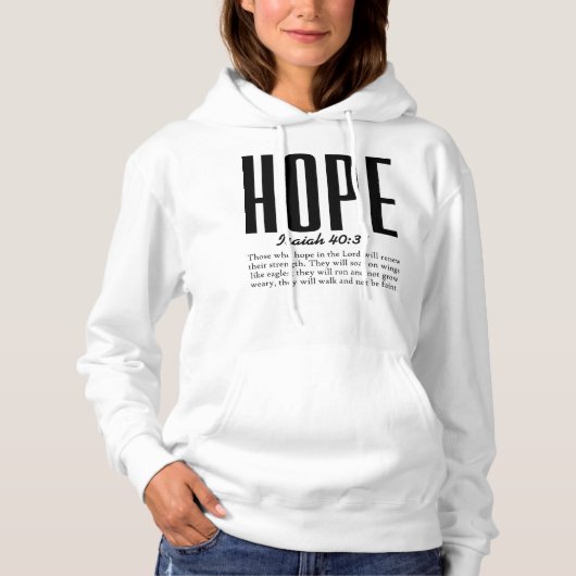 Hope Inspires Everyday Trui Hoodie (Voorkant)