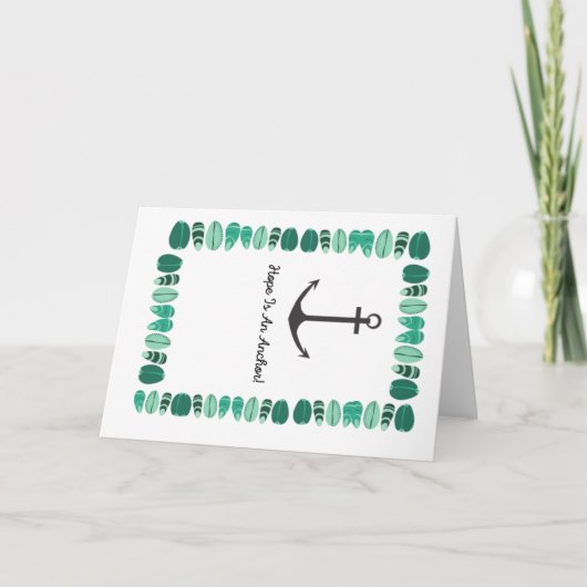 Hope is een Anchor Notitiekaartje (Voorkant)