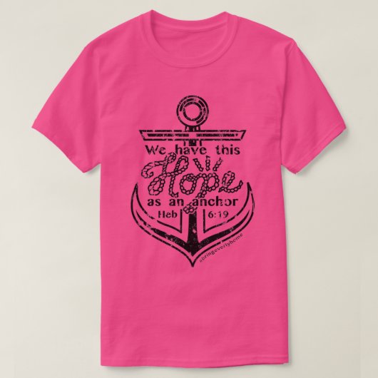 Hope is een Anchor T-shirt (Design voorkant)