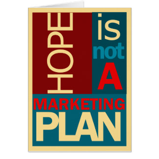 Hope is geen marketingplan