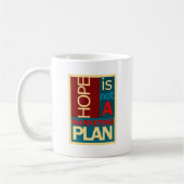 Hope is geen marketingplan koffiemok (Links)