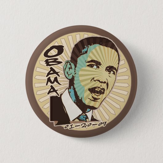 Hope is here ronde button 5,7 cm (Voorkant)