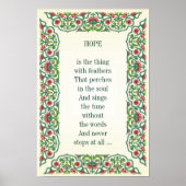 HOPE is het ding met veren die passen Poster (Voorkant)
