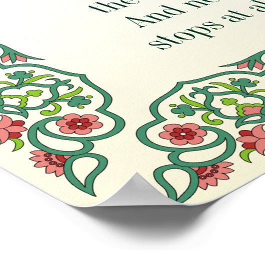 HOPE is het ding met veren die passen Poster (Hoek)