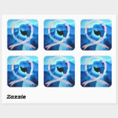 Hope is hier in 2012 vierkante sticker (Vel)