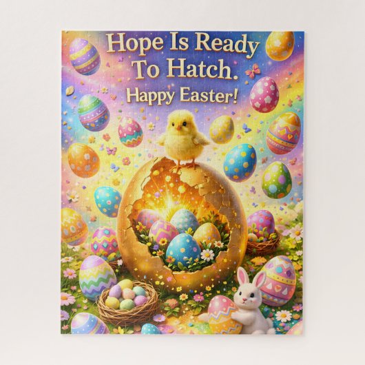 Hope is ready to hatch magical happy Easter jigsaw Legpuzzel (Verticaal)