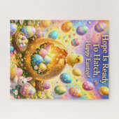 Hope is ready to hatch magical happy Easter jigsaw Legpuzzel (Horizontaal)