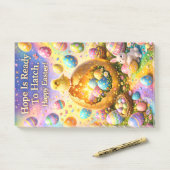 Hope is ready to hatch magical happy Easter Post-i Post-it® Notes (Op bureau)
