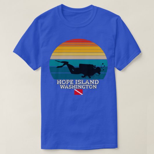 Hope Island US Island Diving T-shirt (Design voorkant)
