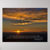 Hope - Jeremiah 29:11 Poster (Voorkant)