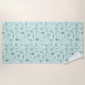 Hope, Joy, Healing, Serenity Symbols Strandlaken (Voorkant)