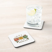 Hope joy Peace and Cocoa Bier Onderzetter (Rechterzijde)