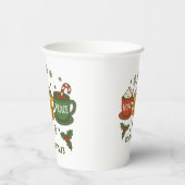 Hope joy Peace and Cocoa Papieren Bekers (Rechts)