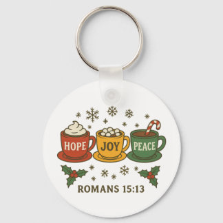 Hope joy Peace and Cocoa Sleutelhanger