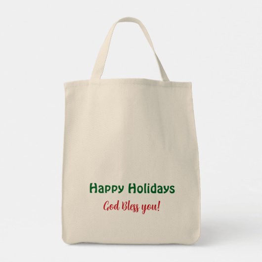 Hope joy Peace and Cocoa Tote Bag (Achterkant)