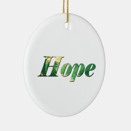 Hope. Keramisch Ornament (Rechts)