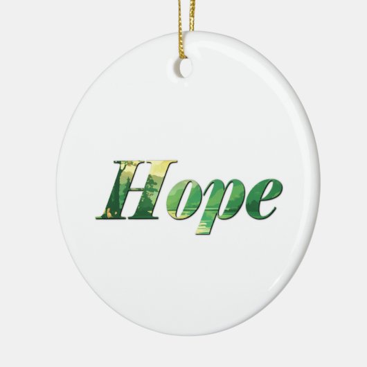 Hope. Keramisch Ornament (Links)