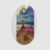 "HOPE" Kerst Ornament een geweldig cadeau voor ied (voorkant)