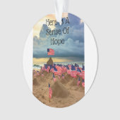 "HOPE" Kerst Ornament een geweldig cadeau voor ied (voorkant)