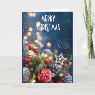 HOPE KERSTMIS IS HELDER/NIEUWJAAR IS EEN VREUGDE F FEESTDAGEN KAART
